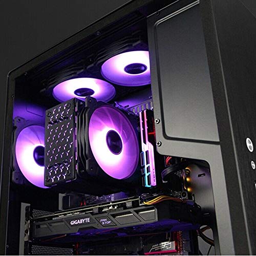 BIG BOOM® Jonsbo Fr-502 Fan Pc Case CPU Fan Cooler 12Cm RGB Aura Led Computer Cooling P3C8