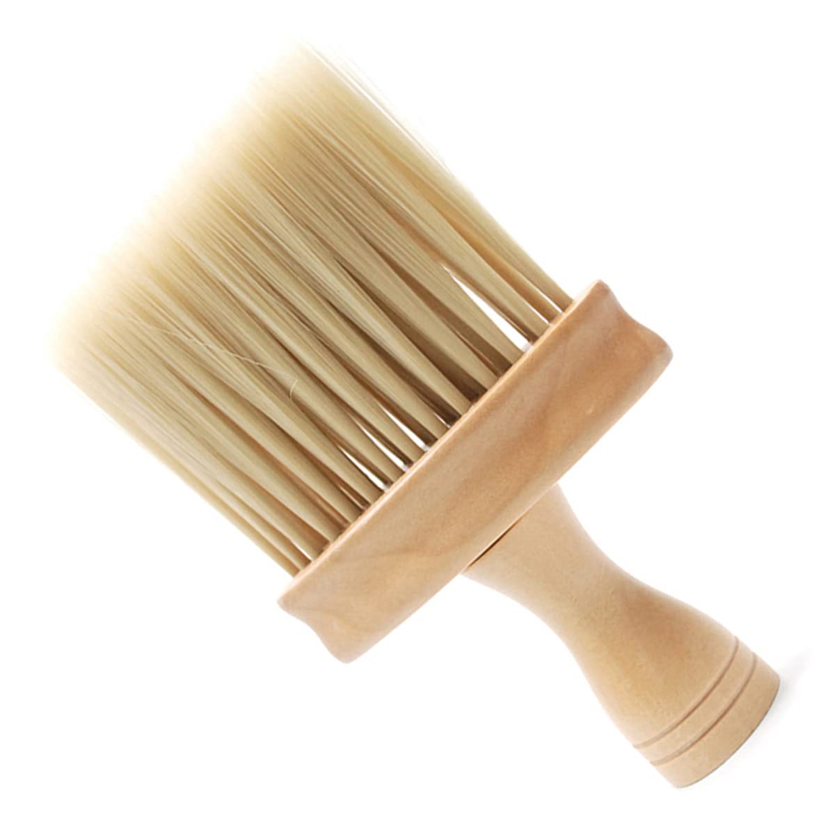 QIQUTER Cepillo profesional de madera para peluquería, barbero y cuello (individual)