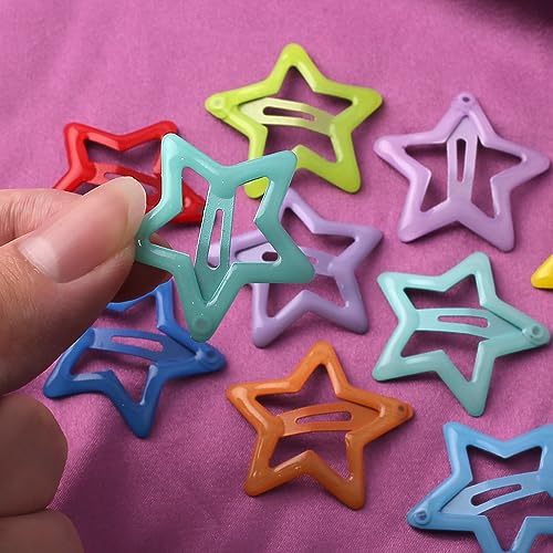 Ruiydz Luminous Star Hair Accessories: Colorful Glow-In-The-Dark Small Hair Clips thumb #2