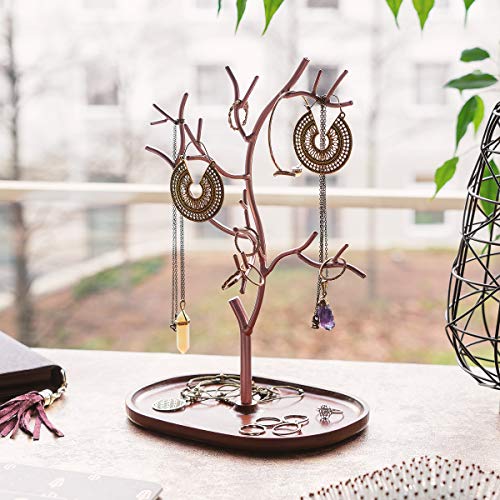 Navaris Portagioie Donna a forma di Albero - Portagioielli da Tavolo...