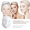 AMZGIRL LED Mask Light Therapy| 7 Color Skin Rejuvenation Therapy LED Photon Mask Light Facial Skin Care Anti Aging Skin Tightening Wrinkles Toning Mask Home Light Therapy Facial Care Mask Daily Care