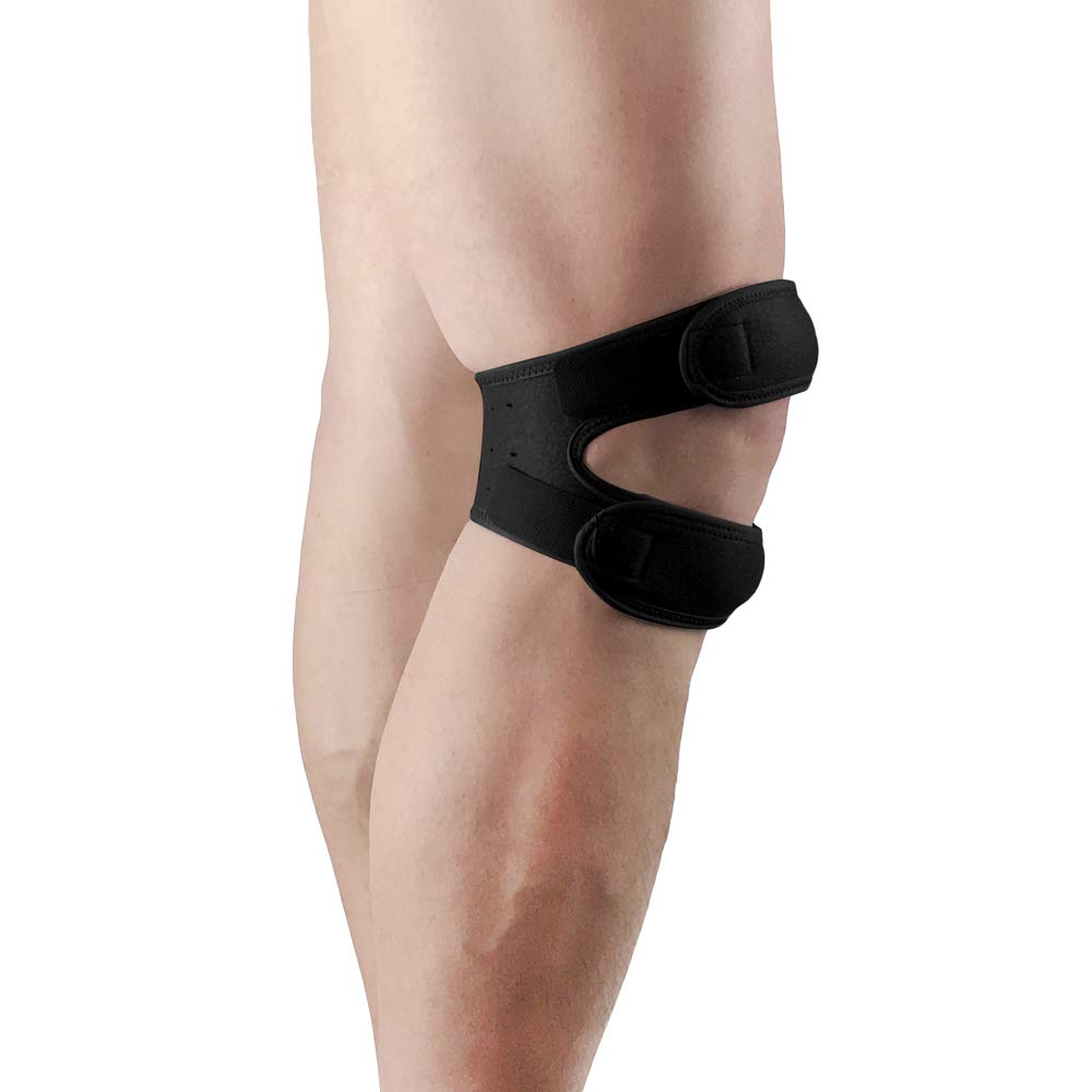 ESGTON Neoprene Knee Strap for Pain Relief,Adjustable Knee Brace Patellar Tendon Support for Running, Hiking, Volleyball, Jumpers Knee