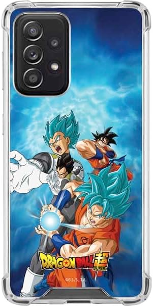 Skinit Clear Phone Case Compatible with Galaxy A52 5G - Officially Licensed Dragon Ball Super Goku Vegeta Super Ball Design
