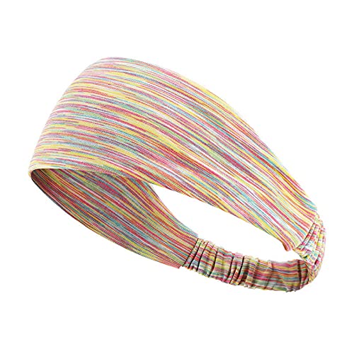 WEICHENG Diadema deportiva, para ciclismo, yoga, limpieza facial, ejercicio, unisex, elástica, para hombres y mujeres Cover