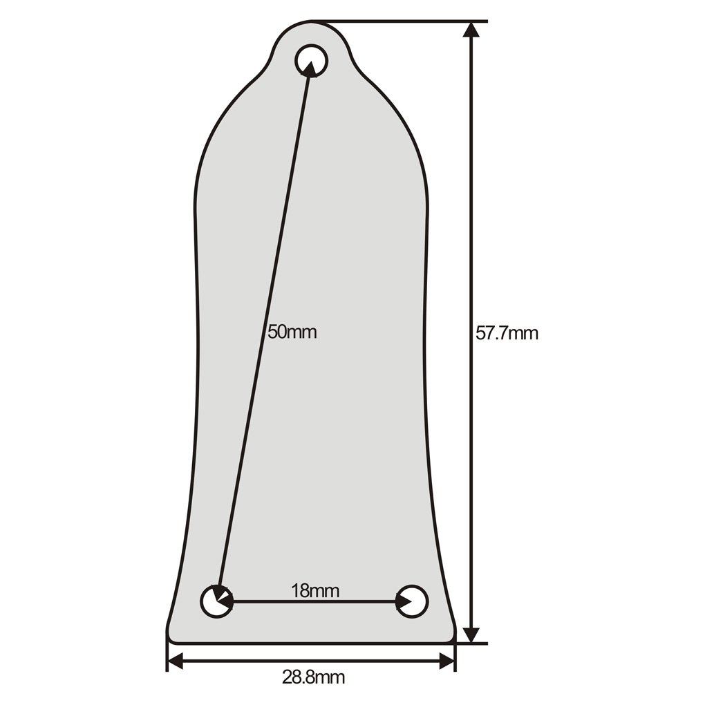 FLEOR Pickguard-Set Für LP-Gitarren – Komplettset Aus Schlagbrett, Halsspannstababdeckung & Zubehör, 1-lagig Schwarz