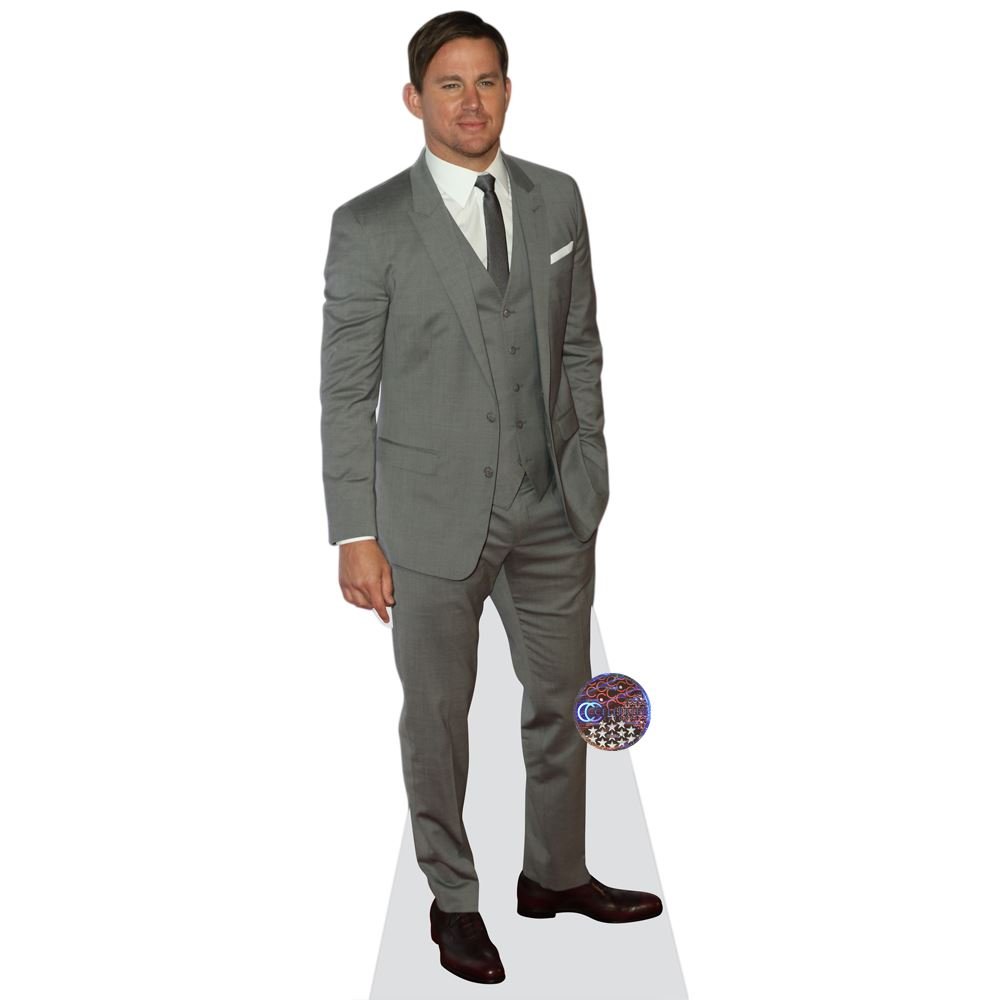 Channing Tatum (Grey Suit) Mini Size Cutout