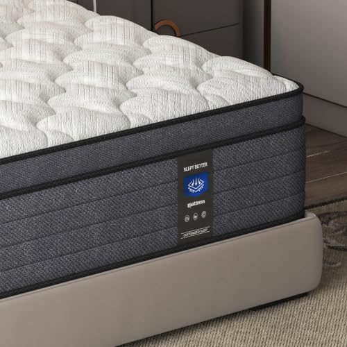 MRH Queen Mattress, 12 Inch Hybrid Mattress Queen Size, Memory...