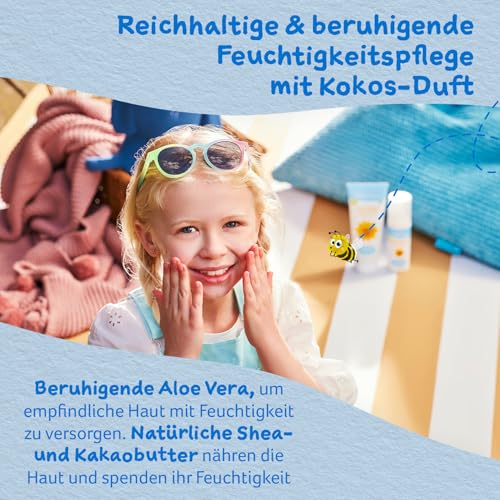 Childs Farm After Sun-Lotion für Kinder und Babys mit Bio-Kokosnuss Duft, 100ml | Beruhigend und feuchtigkeitsspendend |Für trockene, empfindliche oder auch zu Ekzemen neigende Haut geeignet