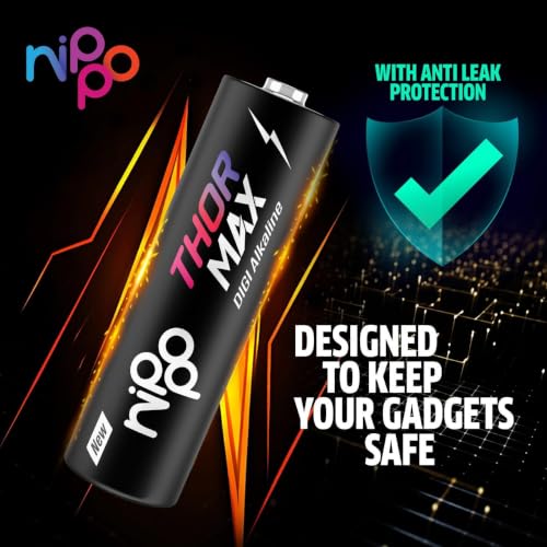 Image of Nippo Thor MAX AAA Alkaline Battery (Pack of 4)