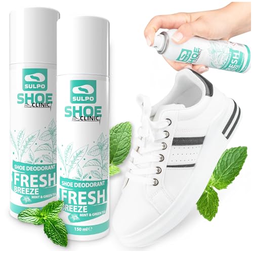 SULPO Desodorante Zapatos - Shoe Clinic Shoe deodorant zapatos - spray olor zapatos - elimina olores - antiolor zapatillas - spray olor zapatos - desodorante calzado