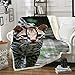 Couverture à gratter imprimée Ocelot Couverture de canapé imprimée Couverture en Peluche Super Douce et Luxueuse adaptée au canapé-lit (150x200cm) Couverture d'impression 3D