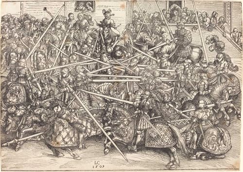 Affiche toile Lucas Cranach l'Ancien 60x90cm peinture huile décoration murale