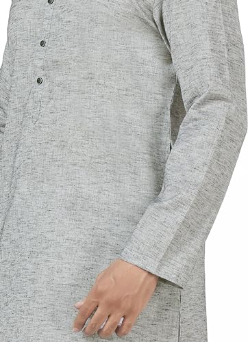 Image of Studio Shringaar Men's Cotton Relaxed Fit Straight Kurta