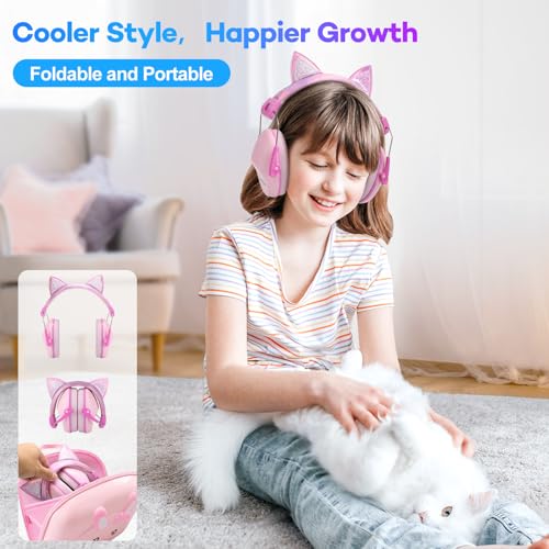 Noise Cancelling Headphones for Kids, Kids Ear Protection 28dB SNR Noise Reduction Ear Muffs for 3-16 Years Toddler/Children, Noise Cancelling Headphones Hearing Protection For Fireworks/Monster Truck - Image 7