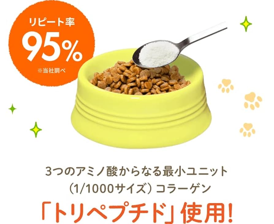 犬潤300g　ペット用サプリメント(犬猫用) 犬潤 300g 犬 猫 ペット サプリメント コラーゲン ペプチド 天然