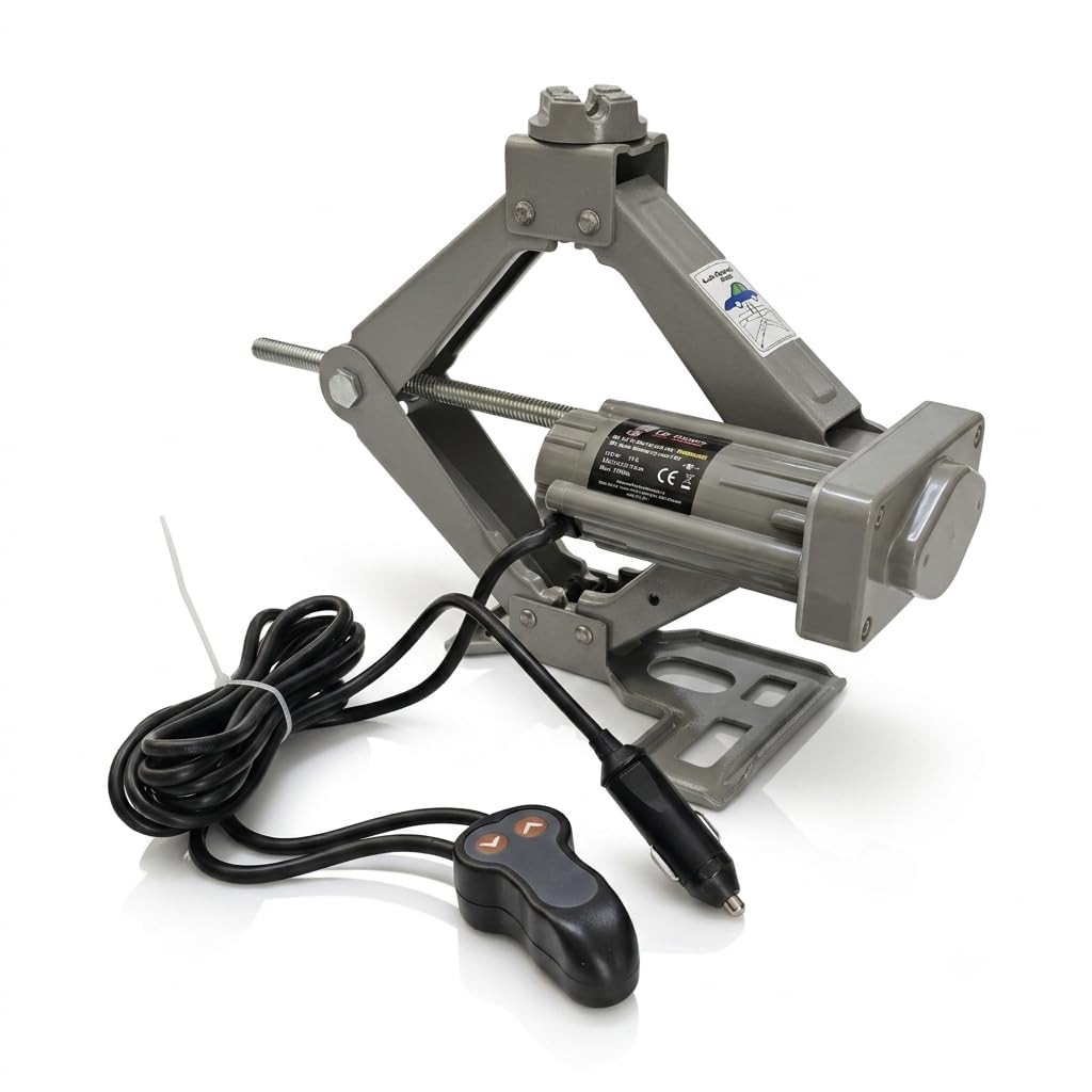 crick a pantografo sollevatore auto elettrico 12V 75W 1.5T
