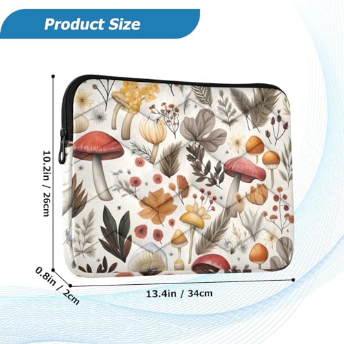 Funda para portátil 13-14 pulgadas con diseño de hongos miniatura 3