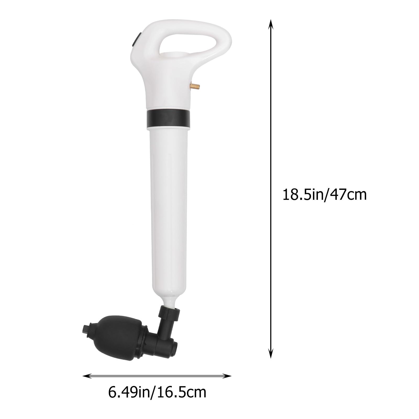 Set di Sturalavandini in ABS Bianco per WC e Vasche da Bagno, Rimuove Chioma e Residui, per Hotel e Pulizia Scarichi