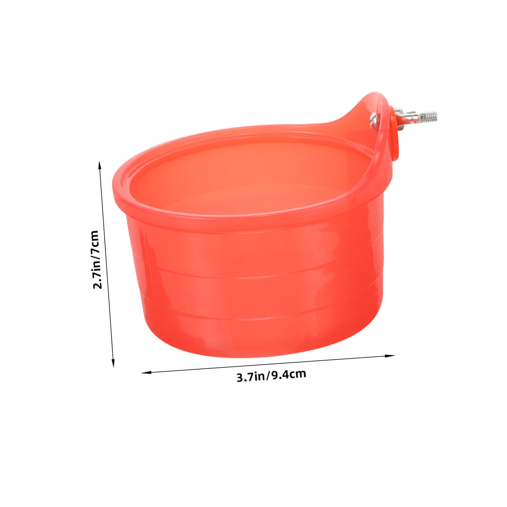 ifundom Box Bird Bath Box Parrots Parakeet Pet Bath Tub Bathing Birds Bird Baths for Outdoors Bird Bath for Cage Indoor Bird Bath Bird Bathtub Small Bird Cube Red Plastic