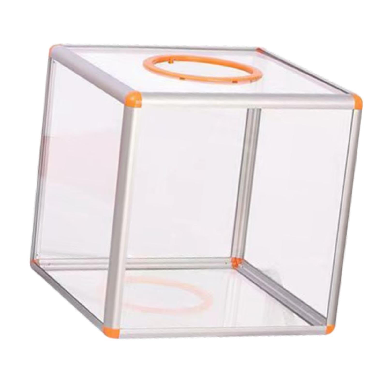 B Baosity Rifa Caja Acrílica Versátil Buzón Transparente Donaciones Gran Espacio Adecuado para Oficinas Empresariales Escuelas, Grande