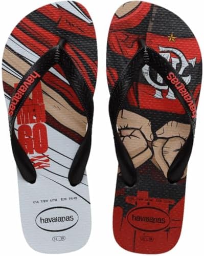 Chinelo Havaianas Licenciado, Top Flamengo 41/2 Preto, Havaianas