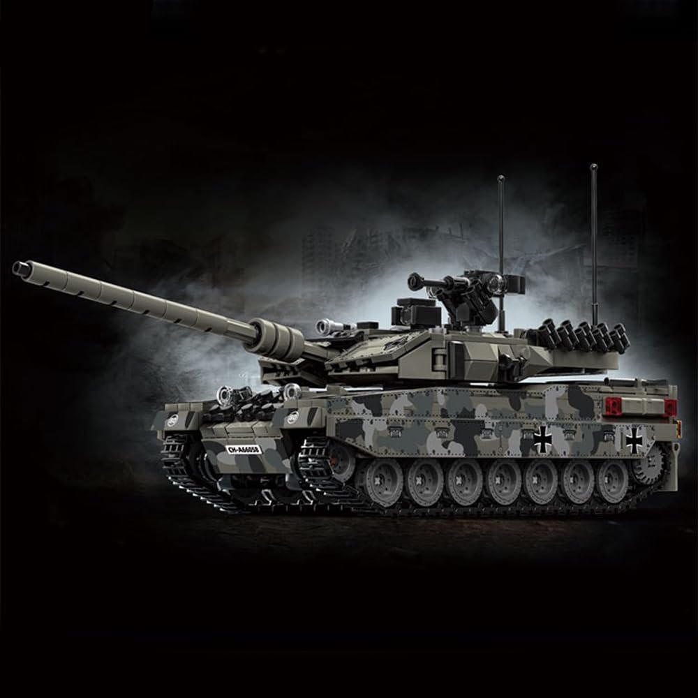 Técnica Leopard 2A7 Tanque Bloques de Construcción, 1009 Piezas Militar Tanque Alemán Juguete Constructivo Juguetes de Construcción de Tanques WW2 Ejército Bloques de Construcción de Tanque