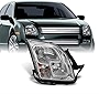 AKKON - For Ford Fusion Clear Chrome Passenger Right Side Headlight Head Lamp Front Light Replacement