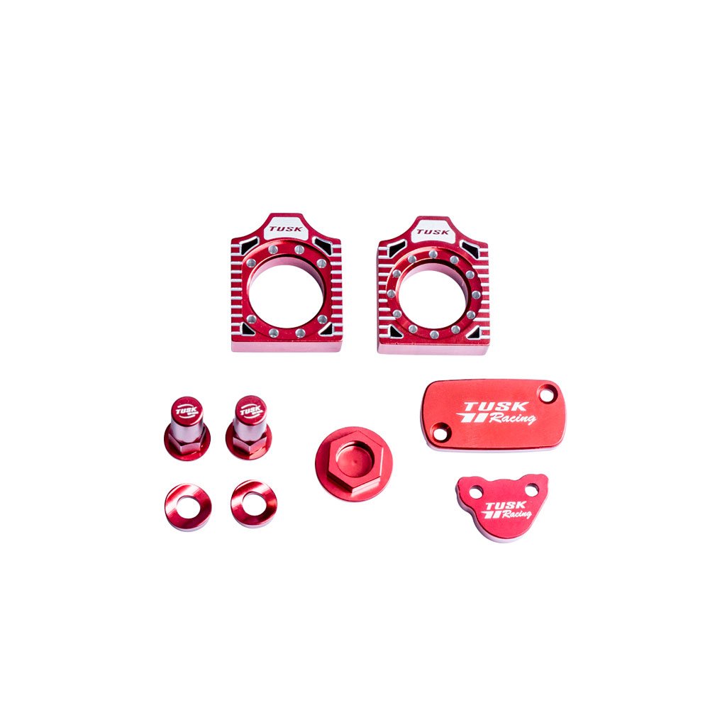 Tusk Billet Bling Kit Red Compatible with Honda CR250R 2002-2007