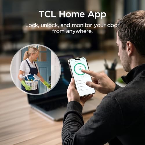 TCL Smart Lock, Palm Vein Keyless Entry Deadbolt with Matter Over Thread - image 6