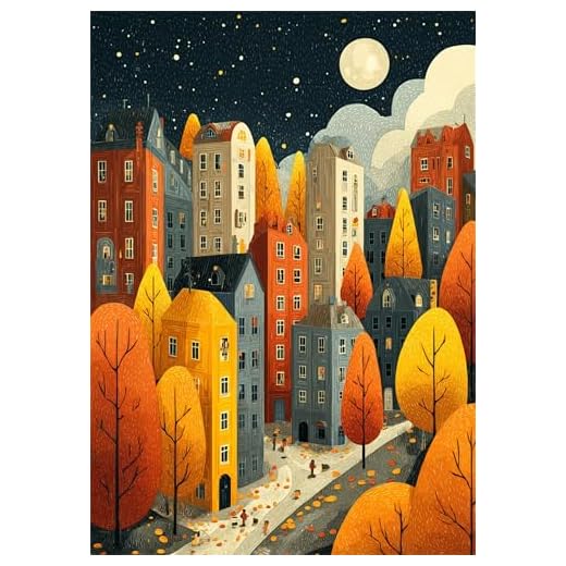 Puzzle 500 Piezas Adultos Paisaje Urbano caprichoso, 52x38cm Rompecabezas 500 Piezas para Adultos, Pasatiempo Creativo, Diversión por Partida Doble, Juego de Habilidad para Toda La Familia