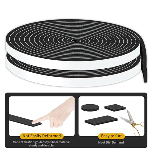 Image of Foam Tape,Weather Stripping,High Density CR,Soundproof,3 /8 in x 1 /4 in x 33Ft