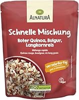 Alnatura Schnelle Mischung Roter Quinoa, Bulgur, Langkornreis, 250 g