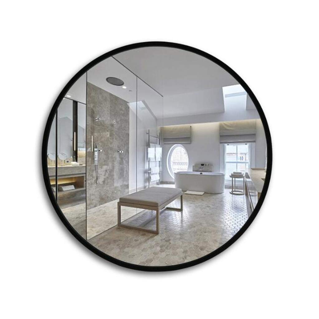 Circle Wall Mirror with Metal Frame for Vanity, Bathroom, Bedroom, Entryway & Living Room, Black(15.7/20/23.6/27.5inch)