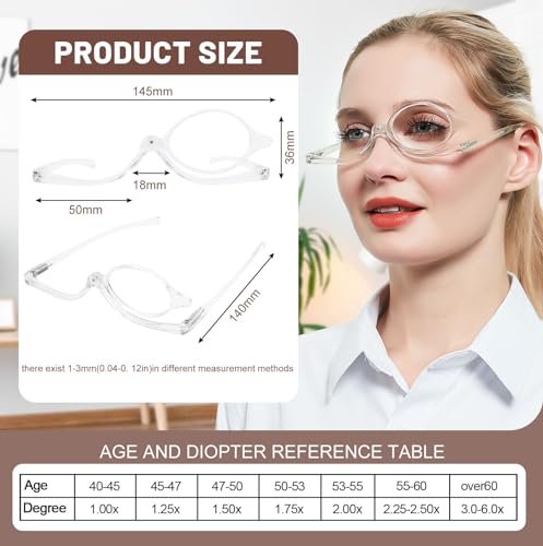Image of OCCI CHIARI Stylish Reading Glasses Women's Readers Comfort Eyeglasses