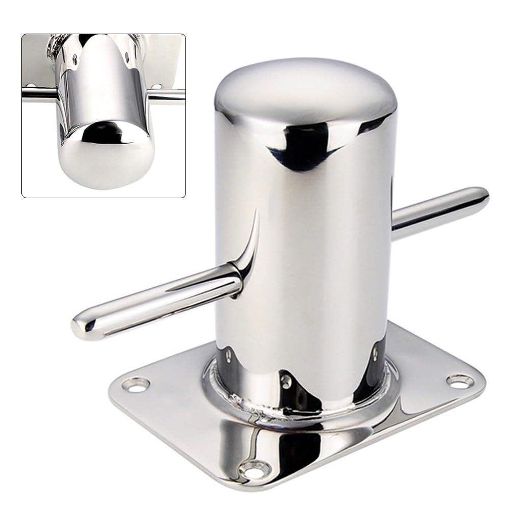 Bitta per ormeggio extra large in acciaio inox da 60 mm, design Samson Post Design per pontile per imbarcazioni Marina Pier installazione affidabile