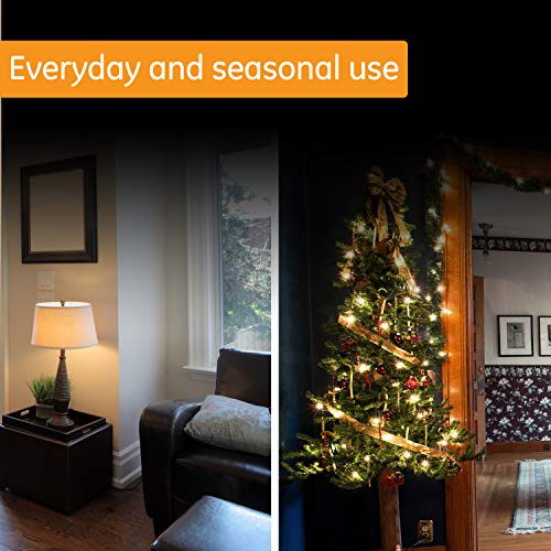 Ge 24-Hour Heavy Duty Indoor Plug-In Mechanical Timer 2Pk, 1 Grounded Outlet, 30 Minute Intervals, Daily On/Off Cycle, For Lamps, Portable Fans, Seasonal Lighting, Appliances, Ul Listed, 46139 #TOP5