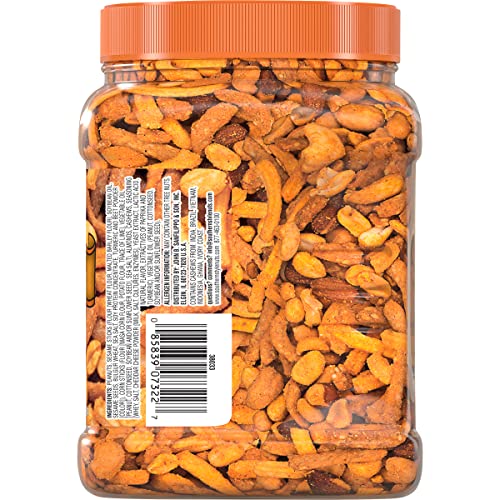 Image of Southern Style Nuts Cheesy Cheddar Hunter Bulk Trail Mix, 20 oz (Pack of 1), Roasted Peanuts, Sesame Sticks, Corn Sticks, Almonds & Cashews, Mixed Nuts, Snacks for Adults & Kids