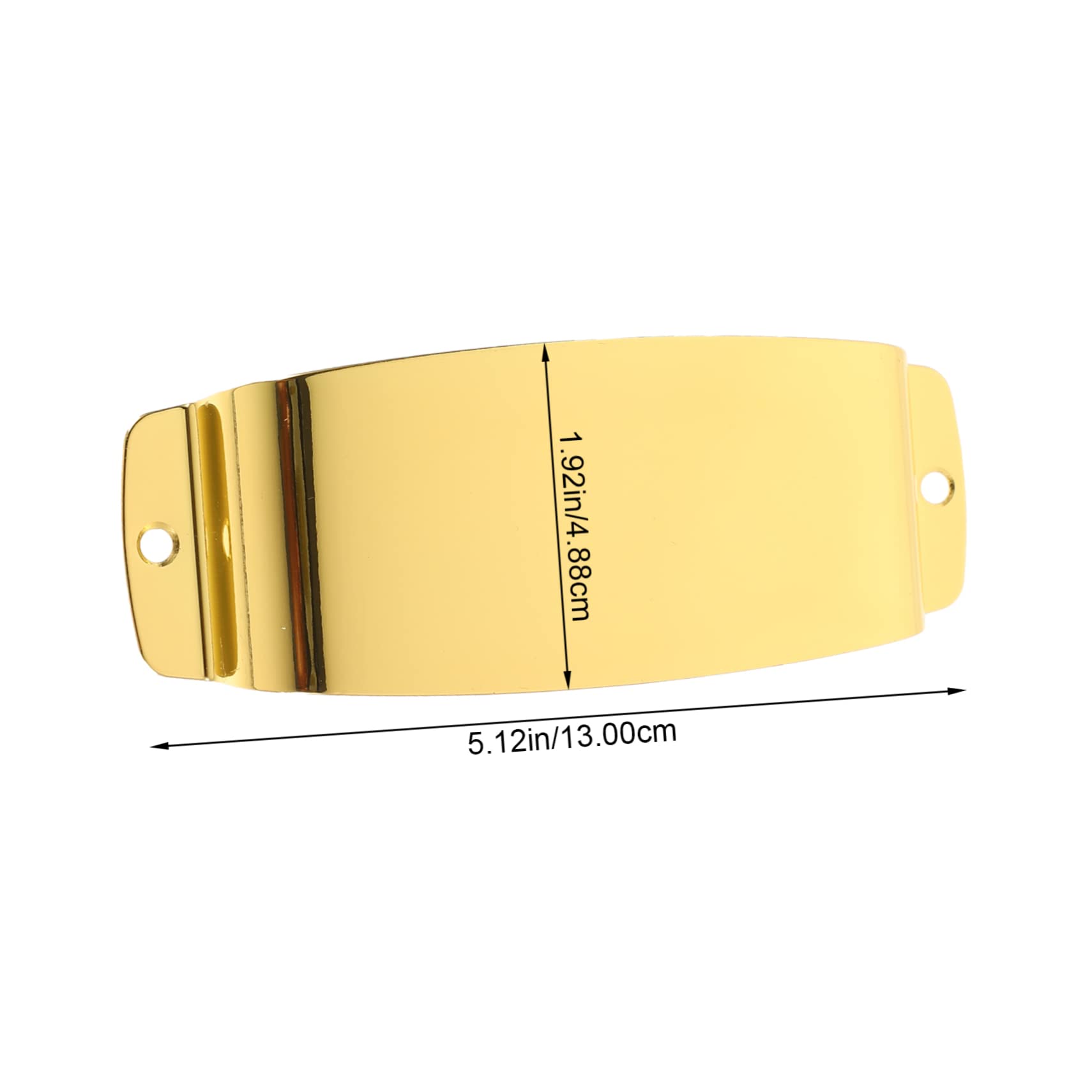 Toddmomy Zinc Alloy Bass Pickup Cover Bass Protective Product Pickup Cover Plate