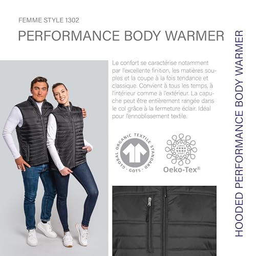 Veste chauffante à capuche performance femmes HRM en polyamide - 5