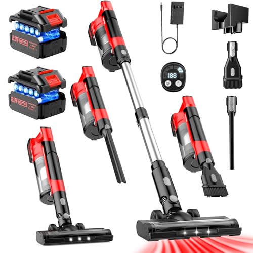 Cordless Vacuum with 2 Batteries