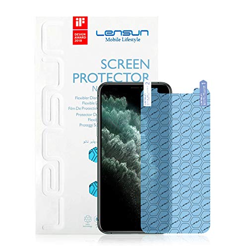 Lensun Screen Protector for Apple iPhone 11 Pro(5.8" Display), [Anti-Fingerprint][No-Bubble][Scratch-Resistant] for iPhone 11 Pro Screen Protector