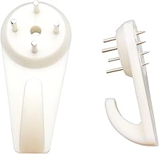 Non-Trace Picture Frame Hooks, 20 PCS Photo Hanging Hooks Hard Wall Hanger Hook White Picture Hanger Hooks for Drywall Concrete Wall Plasterboard Walls