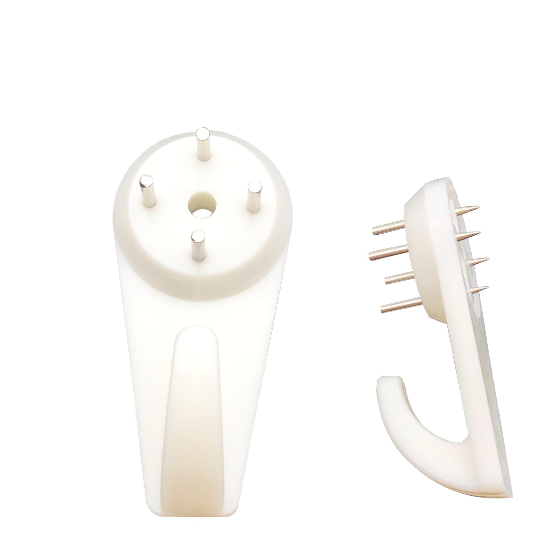 Eesteck White Non-Trace Picture Frame Hooks, 20 Pcs Photo Hanging Hooks Hard Wall Hanger Hook Picture Hanger Hooks For Drywall Concrete Wall Plasterboard Walls