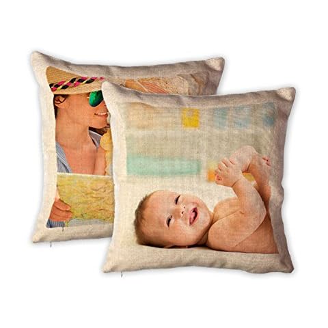 Cojines Personalizados de Tacto Lino de 40x40 cm Cover