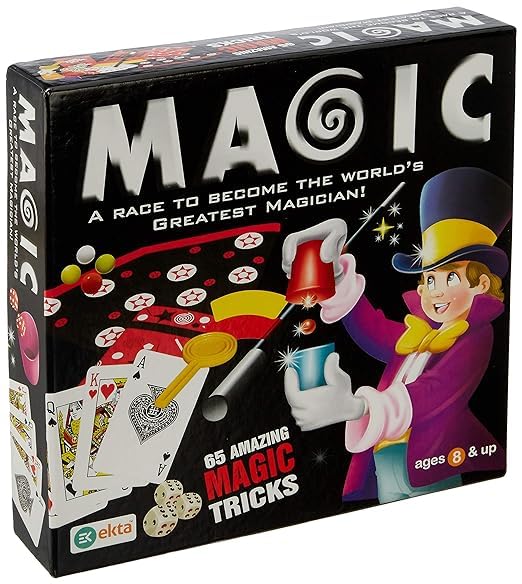 G F S Magic 65: Ultimate Magic Tricks Kit - 65 Amazing Magic Tricks, Indoor Fun & Gift for Kids,65 Magic Tricks Gift Set