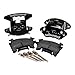 WILWOOD 140-12102-BK D154 Rear Caliper Kit - Black 1.12 / 1.12" Piston,0.81" Rotor