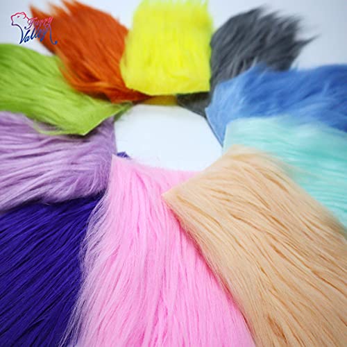 Furryvalley Costruzione di mosche Faux Craft Fur