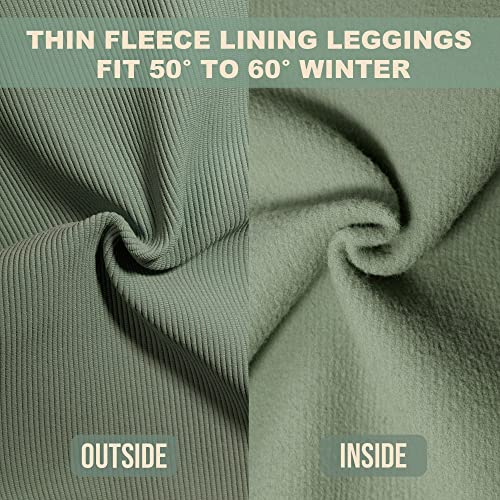 Girls Fleece Lined Leggings Winter Warm Athletic Yoga Pants for 5-11 Years4