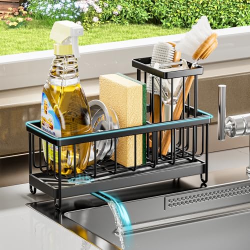LBUPVLY Sponge Holder for Kitchen Sink - Sink Organizer and Caddy for...