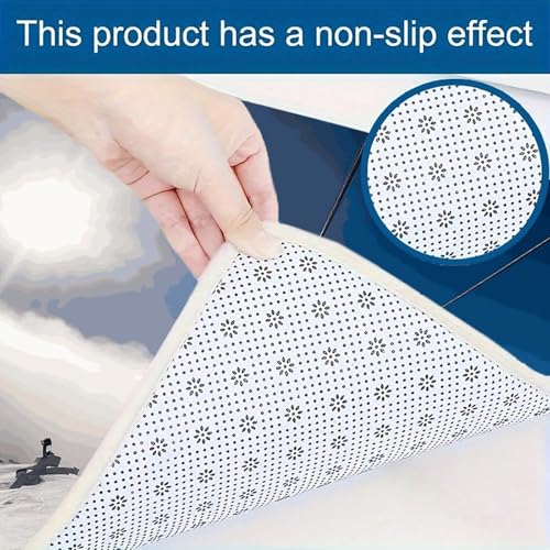 Tapete de cocina lavable en franela ultra suave, alfombrilla absorbente y transpirable 8
